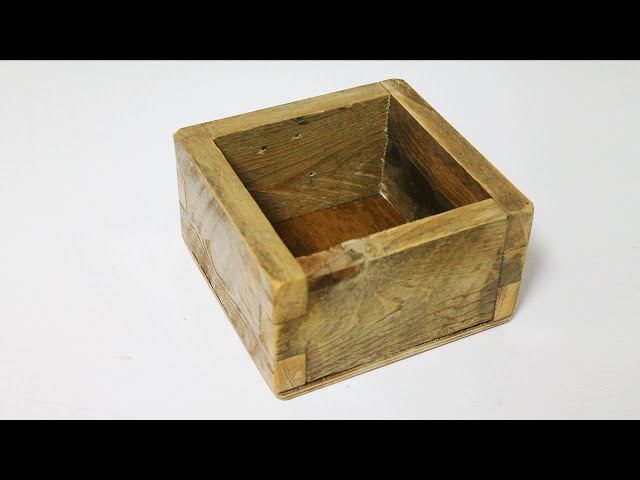 How to make a wooden box with finger joints