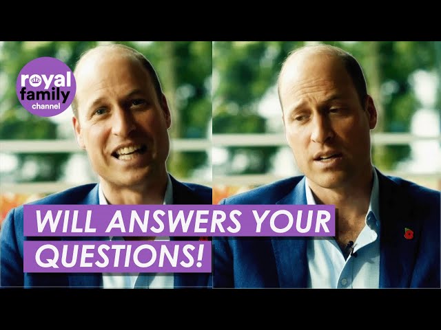 Prince William Doesn’t Hold Back in Rare On Camera Q&A With the Public