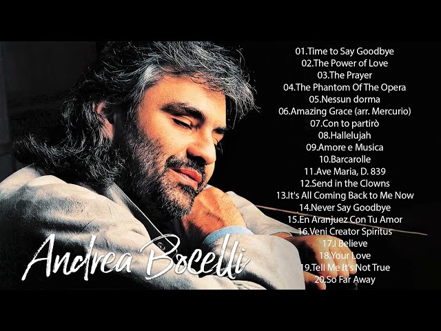 Time To Say Goodbye - Andrea Bocelli | Opera Pop Songs | Luciano Pavarotti,  Il Divo