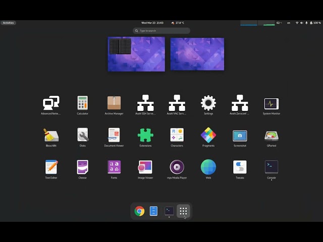 gnome 42 Final on archlinux