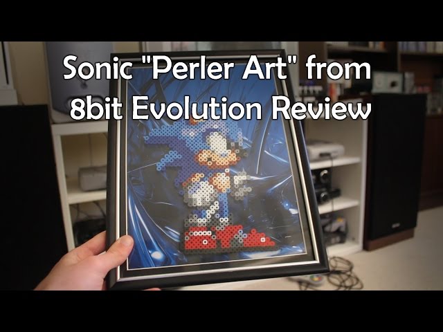 Sonic "Perler Art" from 8bit Evolution Review