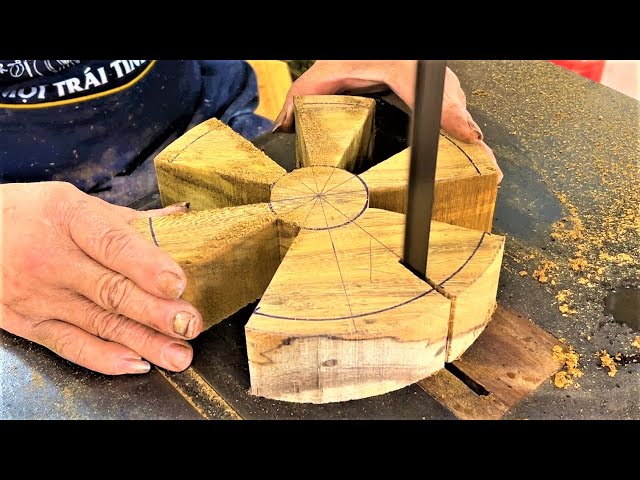Wood Turning Tools  - How A Talented Woodworker Turns Wasted Wood Into Something Real Amazing