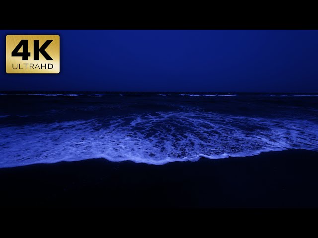 Ocean Sounds For Deep Sleep 4K | Stress Relief & Say Goodbye Insomnia With Ocean Sounds At Night