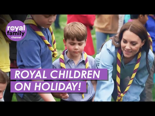 The Royal Children On Their Half-Term Holiday!
