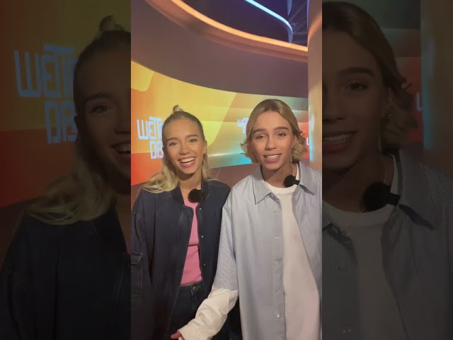 Lisa und Lena Backstage bei Wetten, dass am 18.11.2022 | ZDF