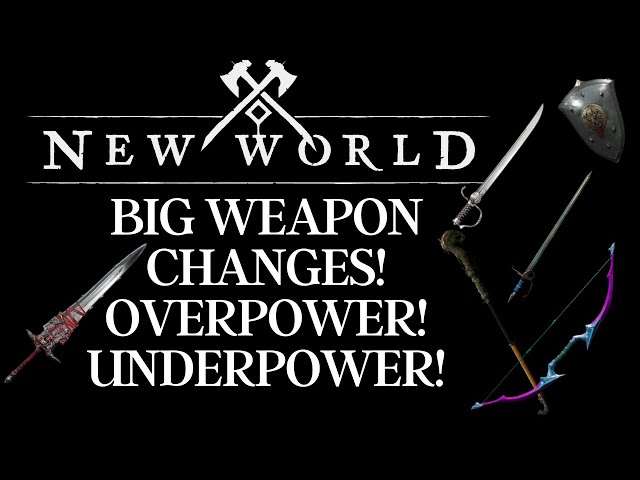 New World: Forged in Aeternum - Balance of Power update!!!! Huge Changes To Weapons INC!!