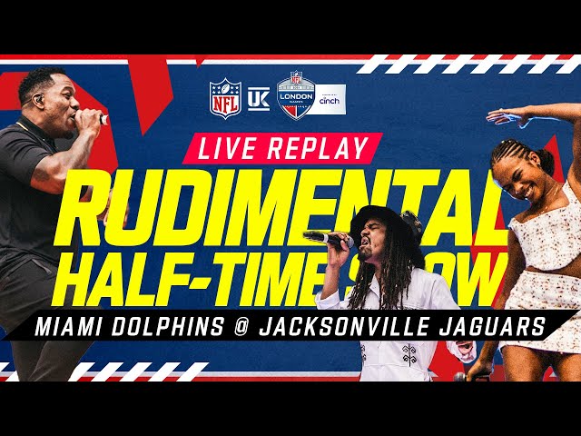 Rudimental's Electric Half-Time Show Live REPLAY! | Dolphins @ Jaguars | NFL London Games