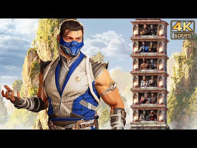Mortal Kombat 1 - SUB-ZERO Klassic Towers Gameplay (Very Hard Difficulty) @ 4K 60ᶠᵖˢ ✔