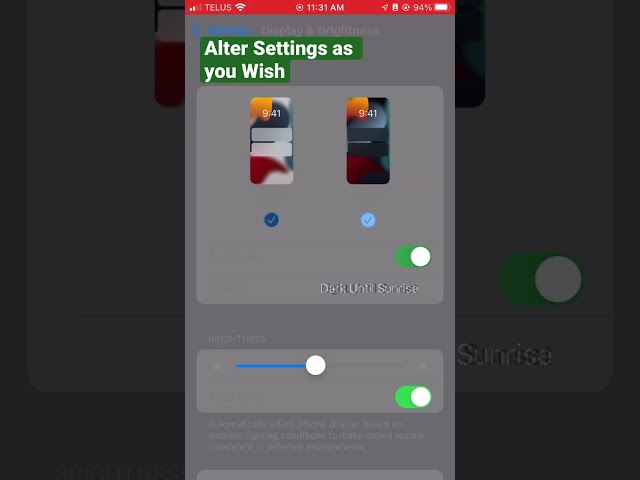 #shorts how to enable dark mode on iOS devices 🌗