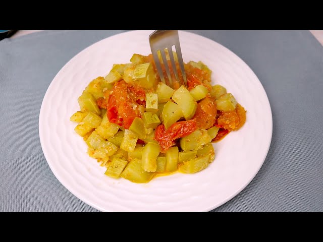 2 zucchini, 2 tomatoes and dinner is ready! Recipe in 10 minutes Healthy and delicious! # 165