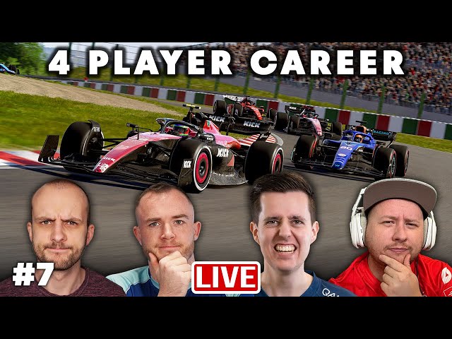 🔴 4 Player Career - Last Race Of The Season For Me!!