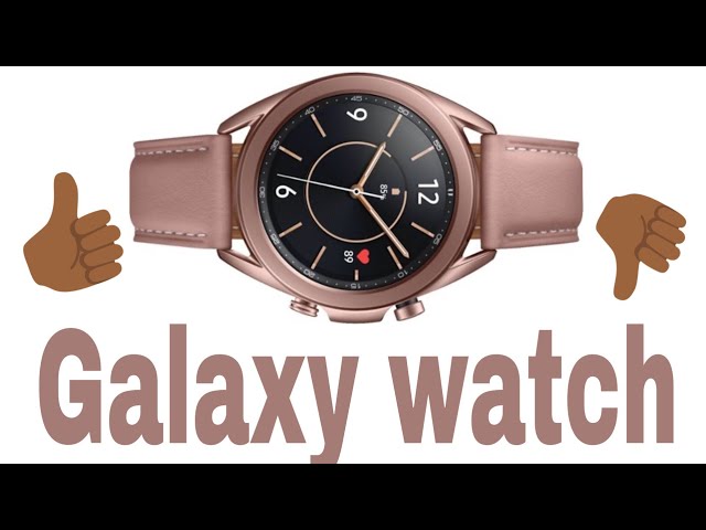 Galaxy watch unboxing and review