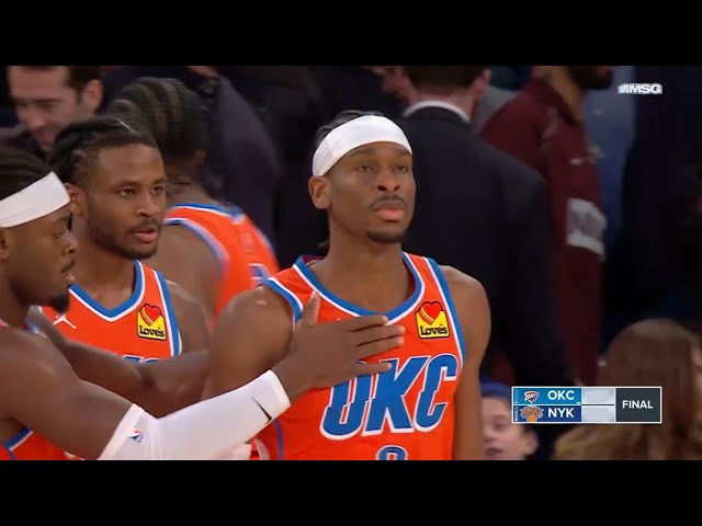 INSANE FINISH! New York Knicks vs Oklahoma City Thunder Final Minutes ! 2023-24 NBA Season