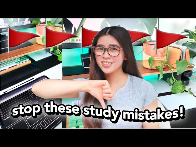 Studying Red Flags 🚩🚩🚩 Study Habits to AVOID!