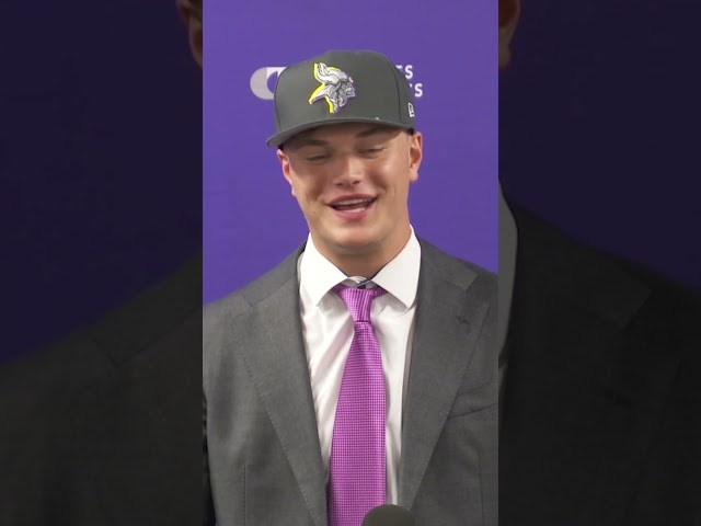 Once in a lifetime moment for J.J. on Draft Night One 🌟 #vikingsdraft #nfldraft