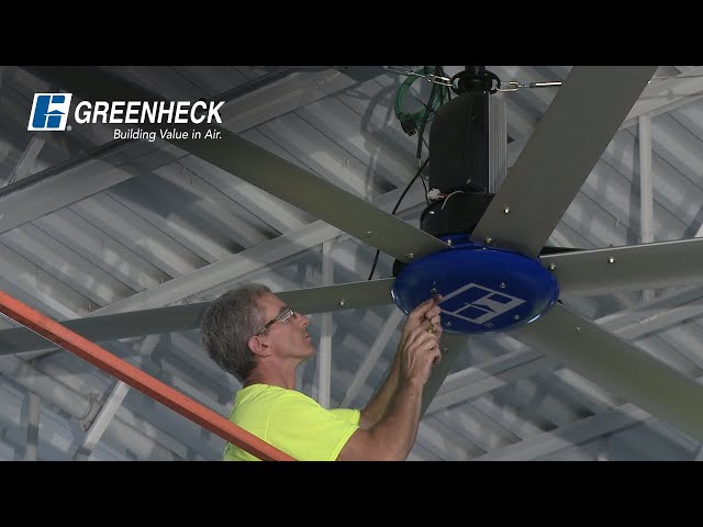 Greenheck - Overhead (HVLS) Fan Installation | Model DS