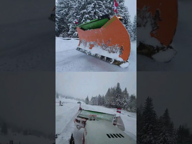 #Winterdienst in den #bergen #sound #steyr #springer #schneepflug #schneeräumen #snowplow #austria