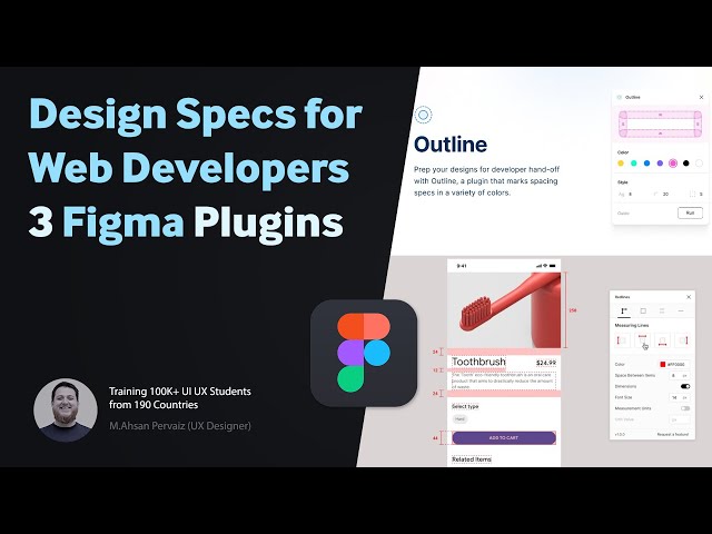 3 Figma Plugins for Web Developer Specs - Red line generation Hand off plugins