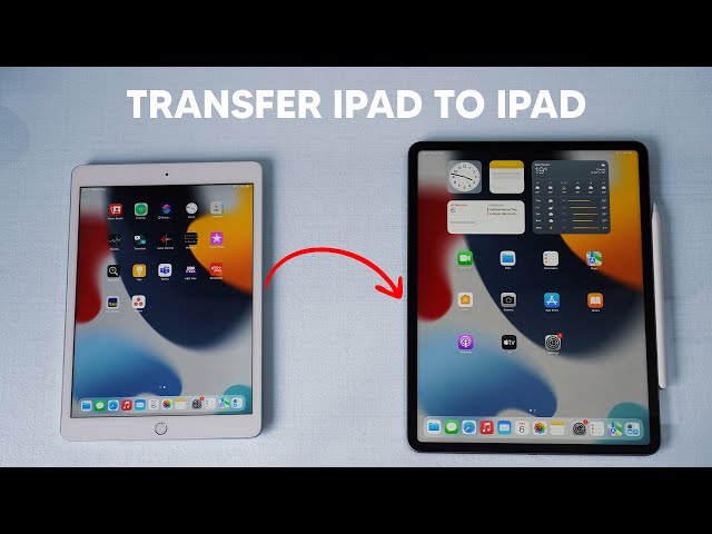 How to Transfer ALL DATA from old iPad to new iPad (No Backup!)
