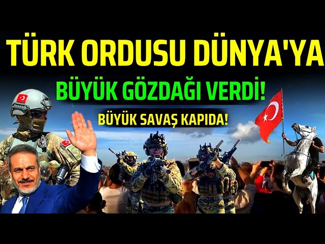 Türk askeri sahaya indi! Son dakika! Erdoğan'dan savaş emri! Bütün istanbul ayağa kalktı!! O da ne!!