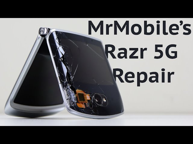 Repairing MrMobile's Busted Motorola Razr 5G - Feat. Michael Fisher