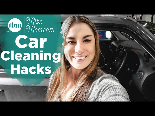 My BEST Car Cleaning Hacks + Tips (Speed Cleaning)
