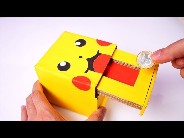 Coin Bank Box – Amazing Project To Do At Home!