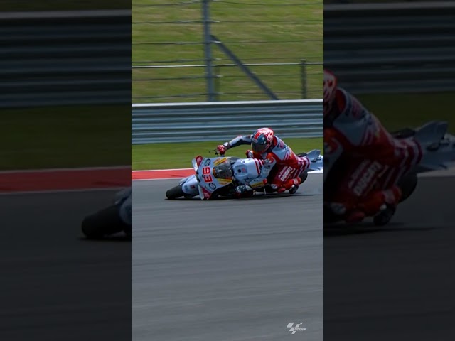 Marc Marquez crashes out from the lead! 💥 ❌ | 2024 #AmericasGP