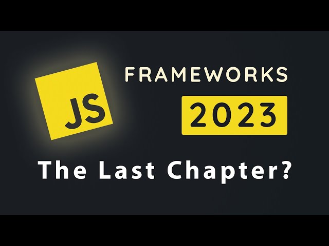 The past, current state & future of JavaScript frameworks