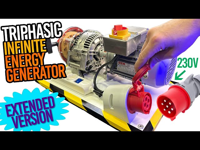 Amazing 10Kw Infinite Energy Generator! - Single and Three Phase 230V - EXTENDED VIDEO
