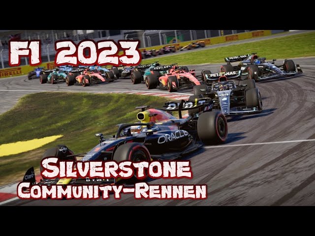 Talk & F1 2023-Communityrennen (mit Regen) in Silverstone, Twitch-Stream vom 28.4.2024!