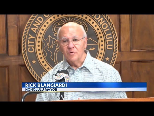 Mayor Blangiardi heads to D.C. to work toward improving homelessness situation in Hawaii