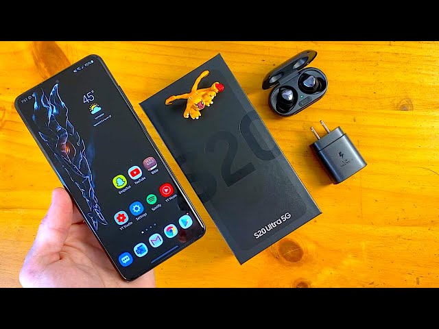 Samsung Galaxy S20 Ultra (Cosmic Black) Unboxing & First Impressions!