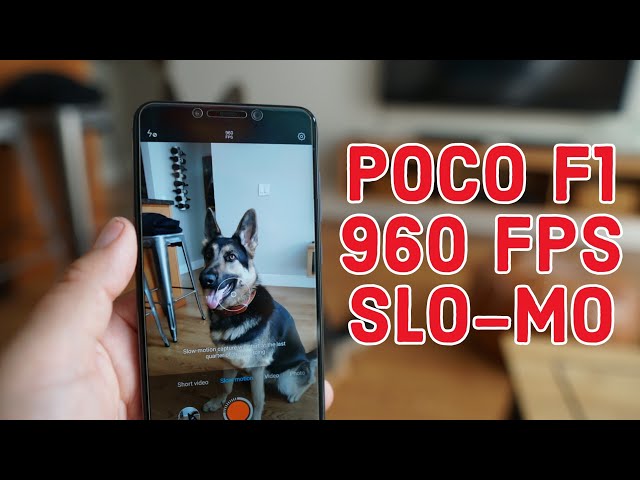 Pocophone F1 - 960 FPS Slow Motion Video