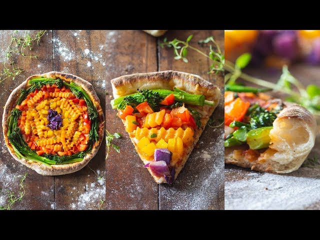 Rainbow Veggie Pizza