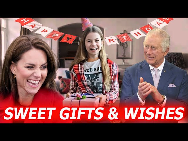 Catherine JOYFULLY TEARS Over King Charles’s SWEET GIFTS & WISHES To Charlotte On Her 9th Birthday