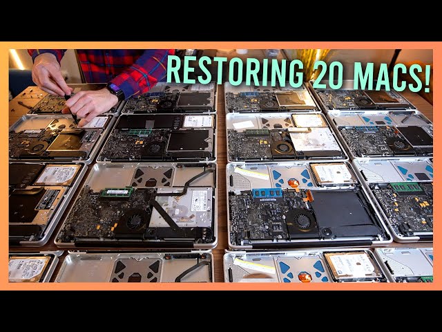Giving 20 MacBooks the ULTIMATE restoration [Part 2]