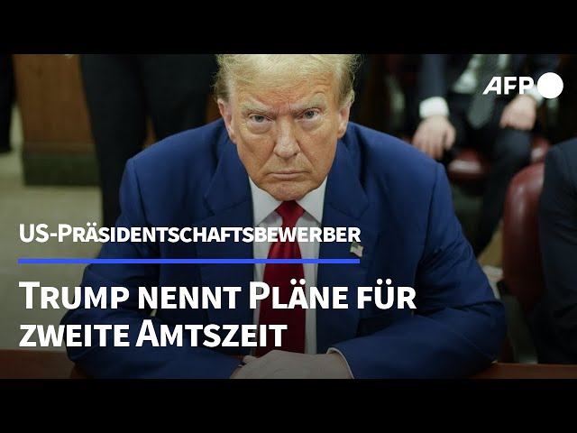 Trump nennt Pläne für zweite Amtszeit | AFP