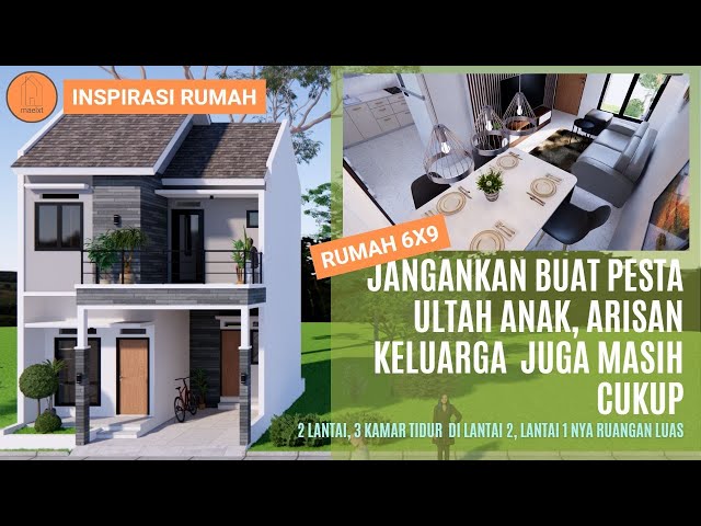 How to build a BIG HOUSE ON SMALL LAND | Land 6x9 | HOME INSPIRATION