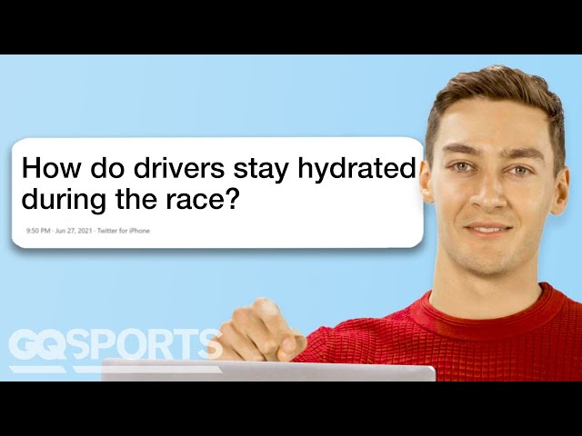 F1 Driver George Russell Replies to Fans on the Internet | GQ Sports