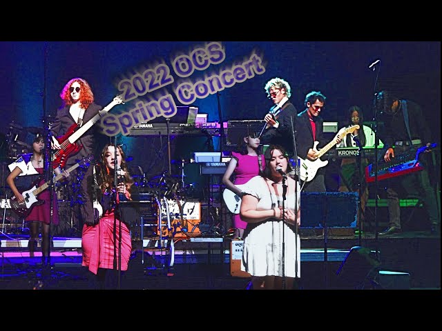 OCS 2022 Spring Concert High School Middle School Go-Gos, Van Halen, Rush, The Bangles, Guns N Roses