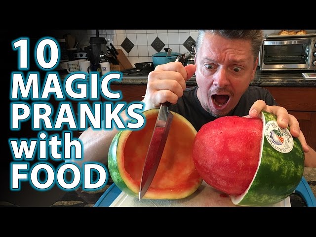 10 AMAZING Magic Pranks with FOOD