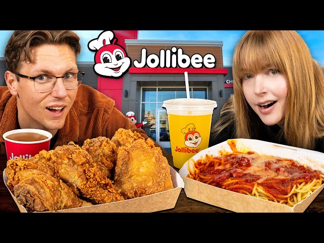 Stevie Tries Jollibee For The First Time