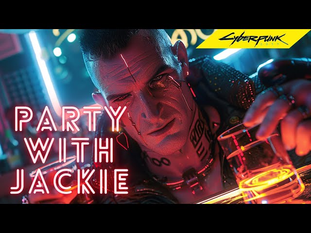 4K EDM 💫 Cyberpunk 2077 💫 Party With Jackie