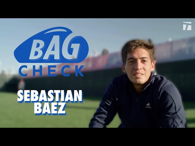 Sebastian Baez Can’t Leave Home Without AirPods | Bag Check 2023