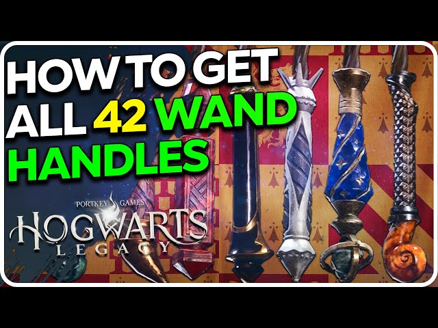 ALL 42 Wand Handles Chest Locations Hogwarts Legacy
