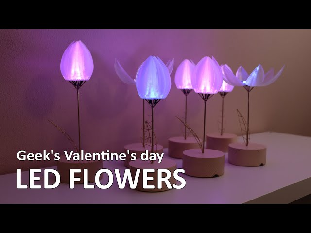 Geek's Valentine's day: Everblooming Mechanical Flower Garden