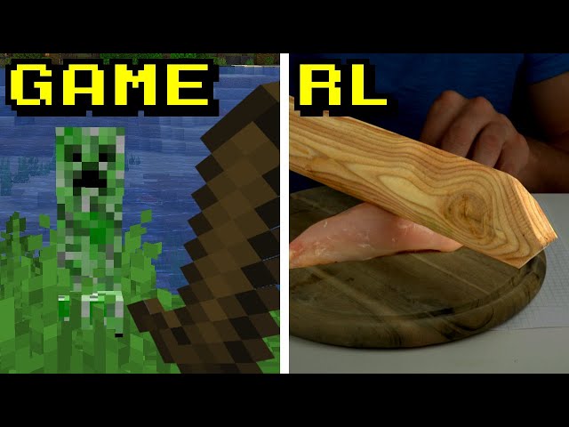 Wie gut ist ein Holzschwert aus Minecraft im Reallife?