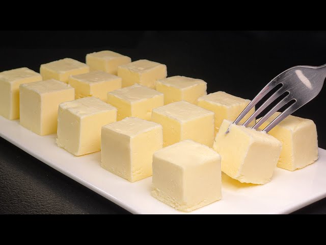 Homemade BUTTER in 10 minutes! Better than in stores