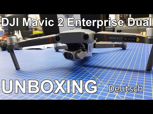 Mavic 2 Enterprise Dual Unboxing Deutsch